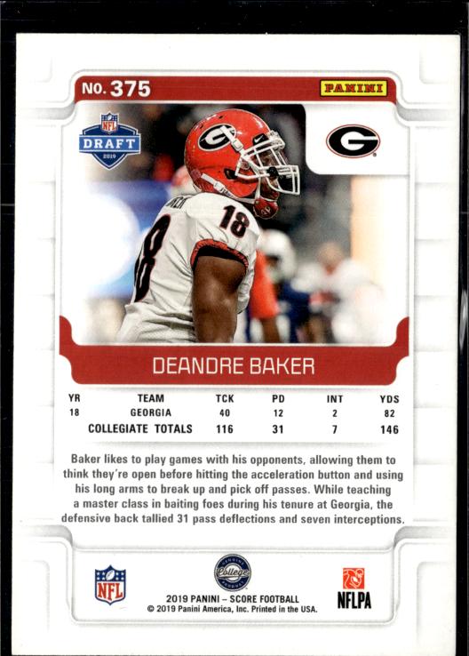 2019 Score #375 Deandre Baker