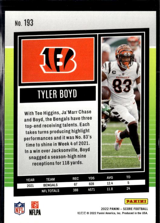 2022 Score #193 Tyler Boyd