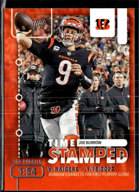 2022 Panini Prestige #TS-3 Joe Burrow Time Stamped
