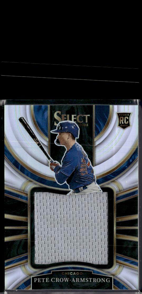 2023 Panini Select #PJS-PCA Pete Crow-Armstrong Rookie Jumbo Swatch #/199