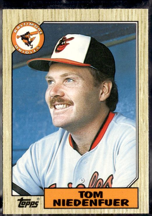 1987 Topps Traded #88T Tom Niedenfuer