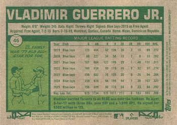 2026 Topps Heritage #46 Vladimir Guerrero Jr.