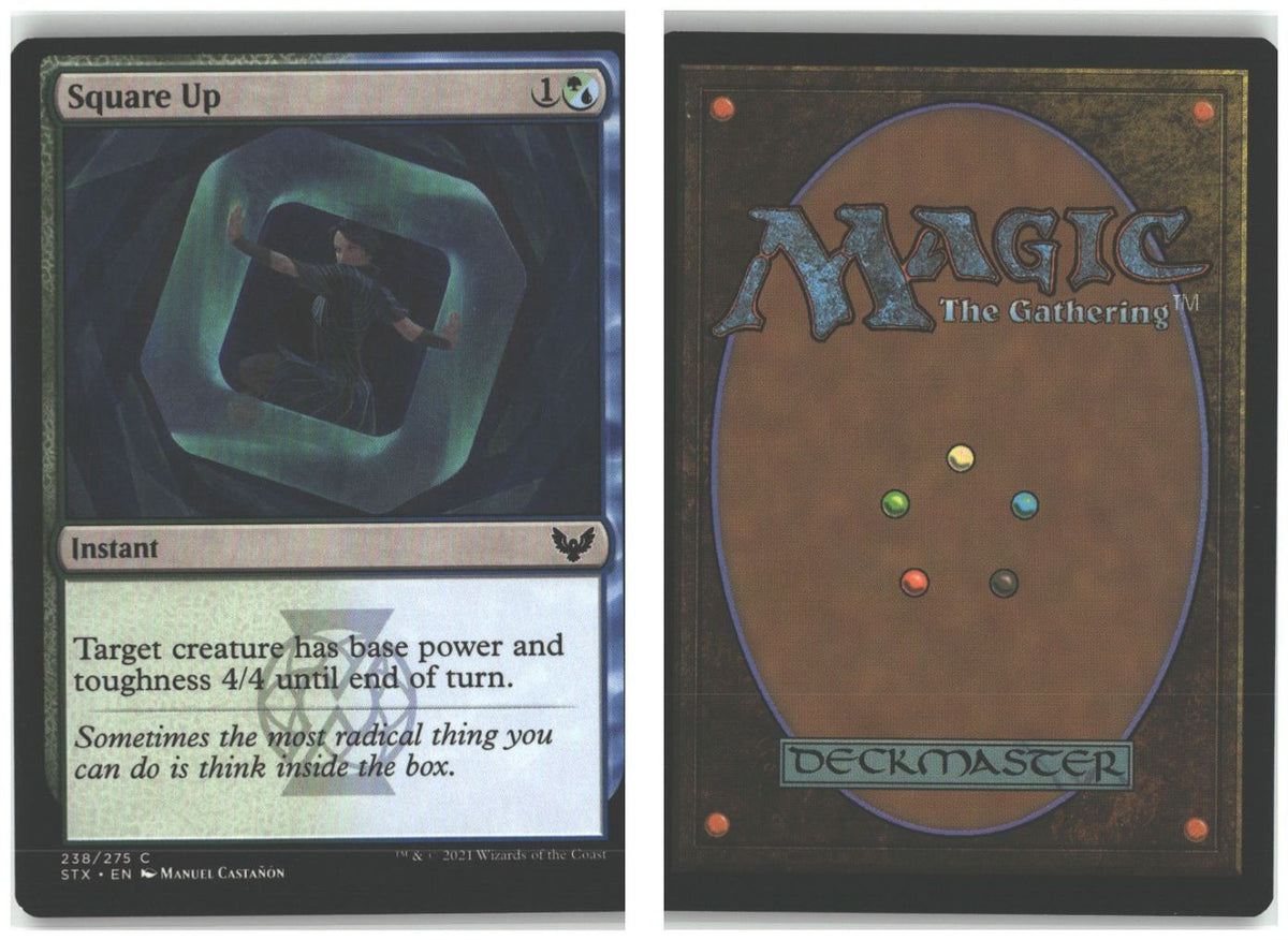 Front + Back scan