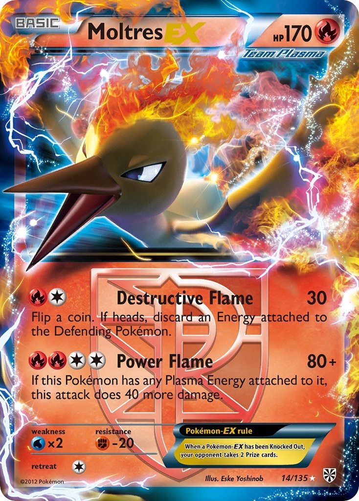 Moltres EX (Team Plasma)