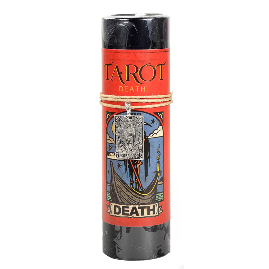 Tarot Death Tall Candle