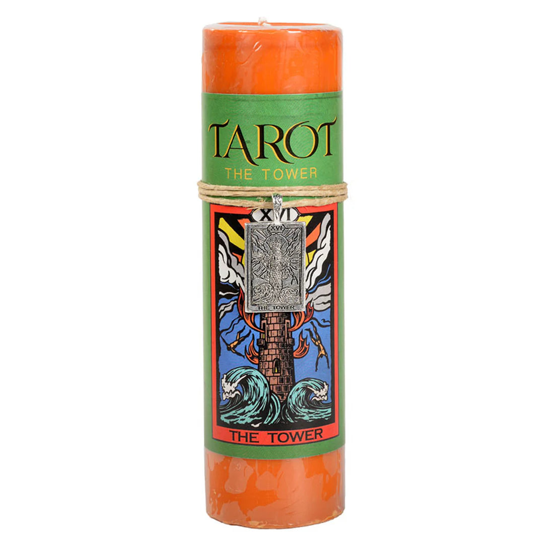 Tarot The Tower Tall Candle