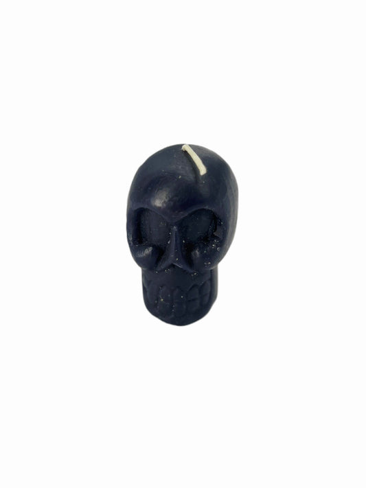 Black Skull Candle