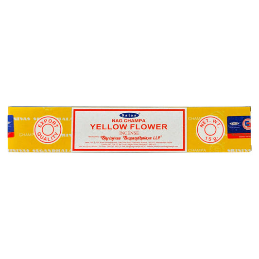 Satya Nag Champa Yellow Flower Incense