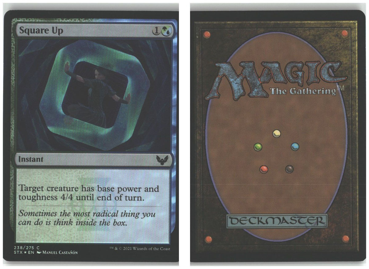Front + Back scan