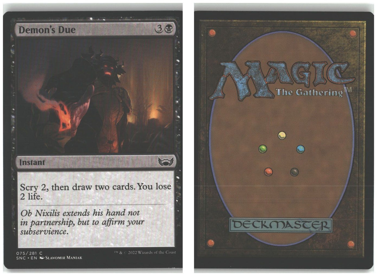 Front + Back scan