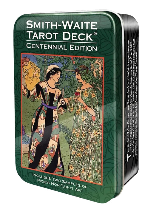 Smith-Waite Tarot Deck Centennial Edition In Tin Case