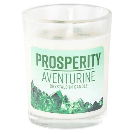 Paths Of The Spirit Prosperity Crystals In Candle