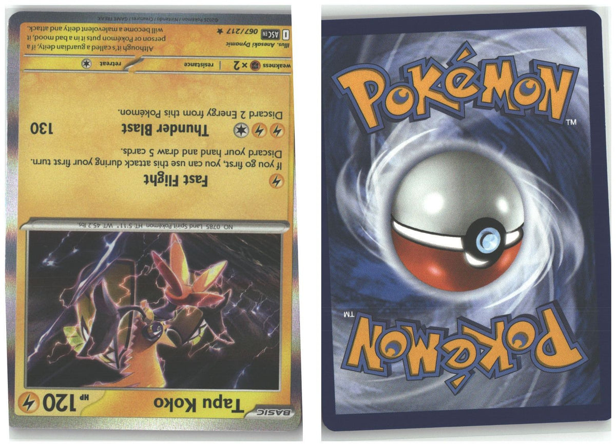 Front + Back scan