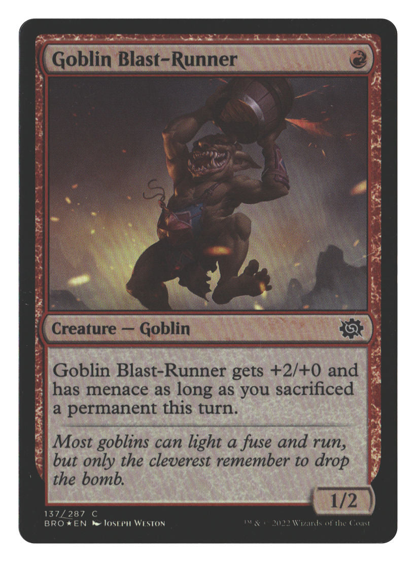 Goblin Blast-Runner | Lightly Played / English / Normal