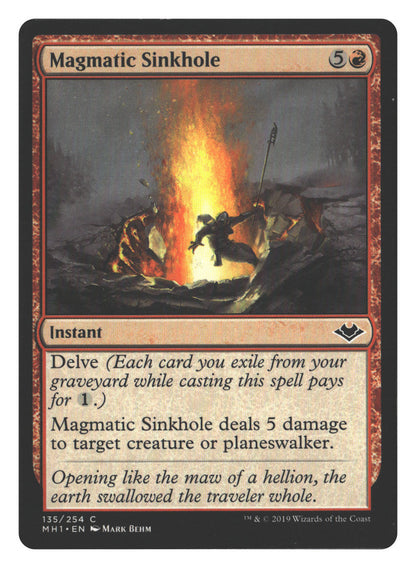 Magmatic Sinkhole | Lightly Played / English / Normal
