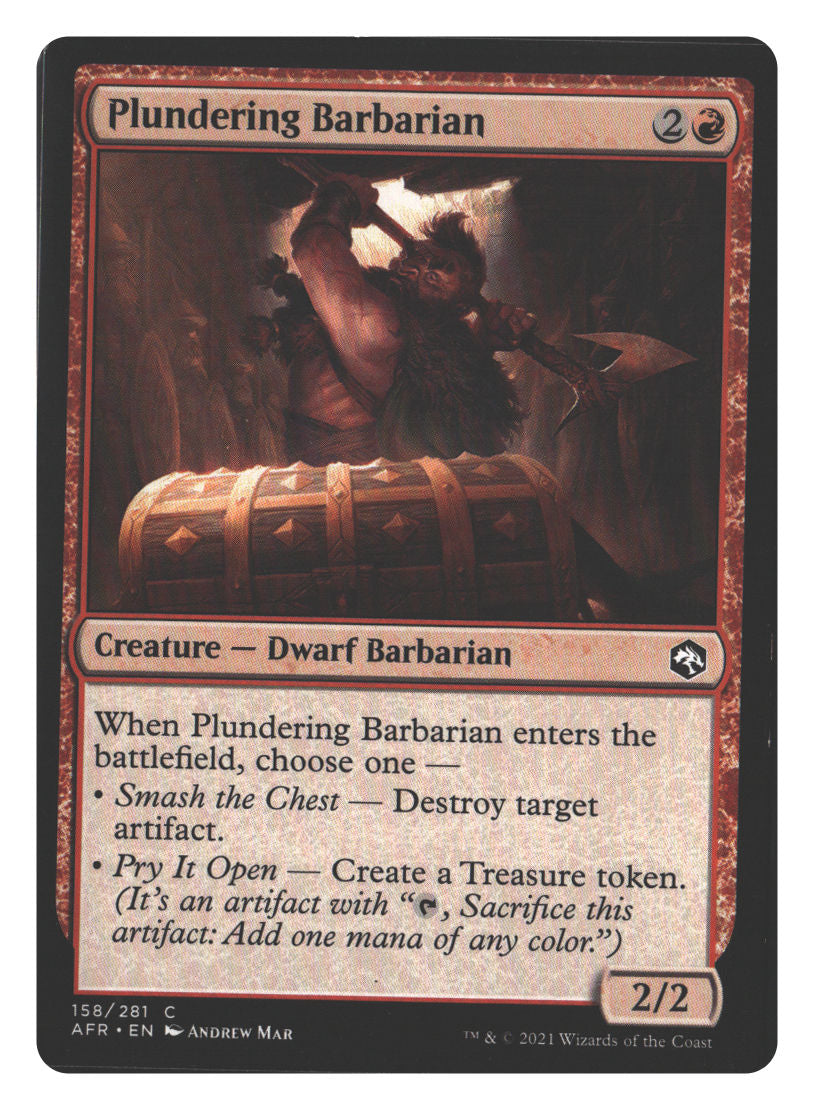 Plundering Barbarian | Lightly Played / English / Normal