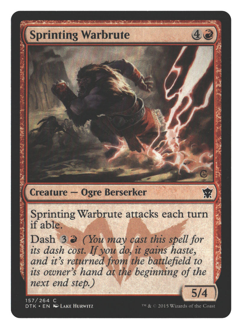 Sprinting Warbrute | Lightly Played / English / Normal