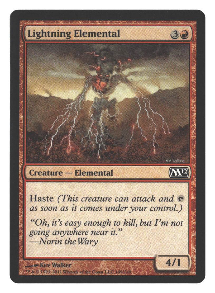 Lightning Elemental | Lightly Played / English / Normal