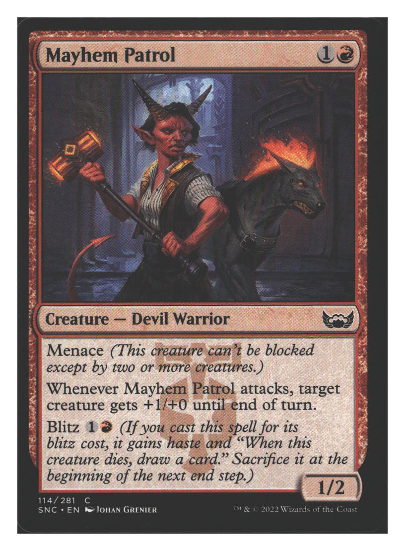Mayhem Patrol | Lightly Played / English / Normal