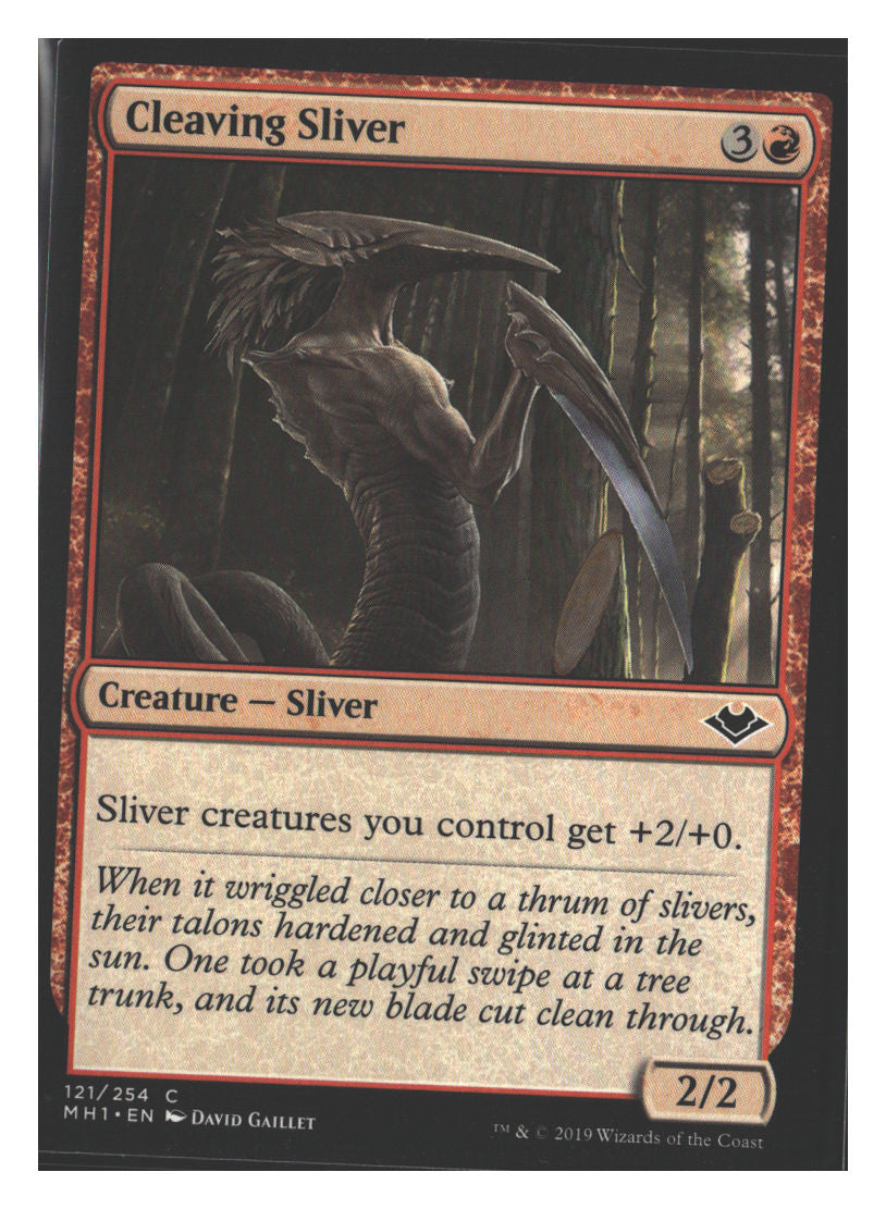 Cleaving Sliver