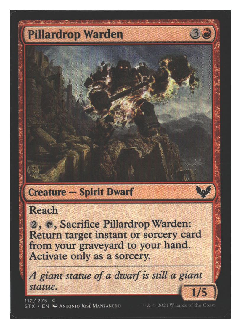 Pillardrop Warden | Lightly Played / English / Normal