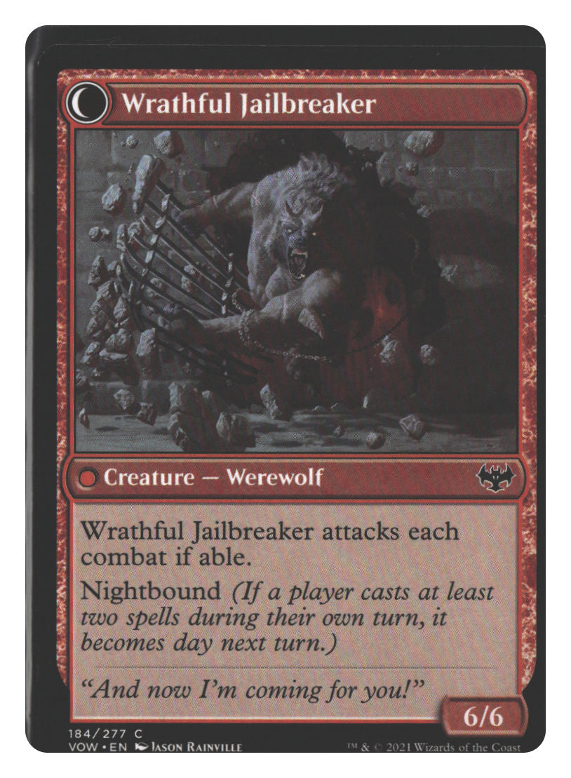 Weary Prisoner (Back) | Lightly Played / English / Normal