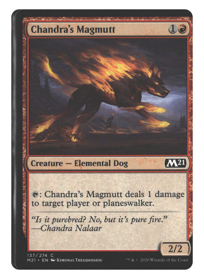 Chandra's Magmutt | Lightly Played / English / Normal
