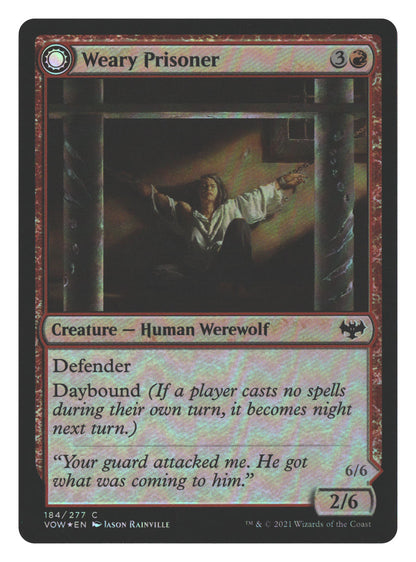 Weary Prisoner | Lightly Played / English / Foil