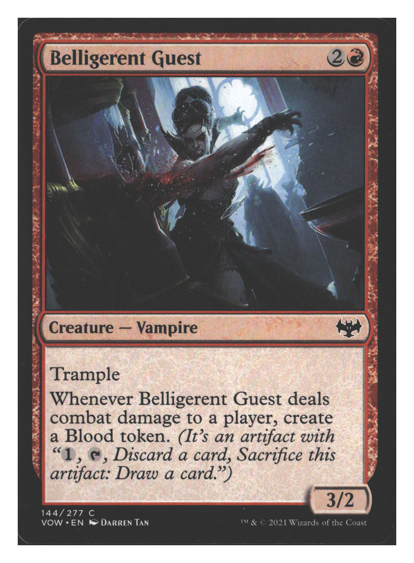 Belligerent Guest | Lightly Played / English / Normal