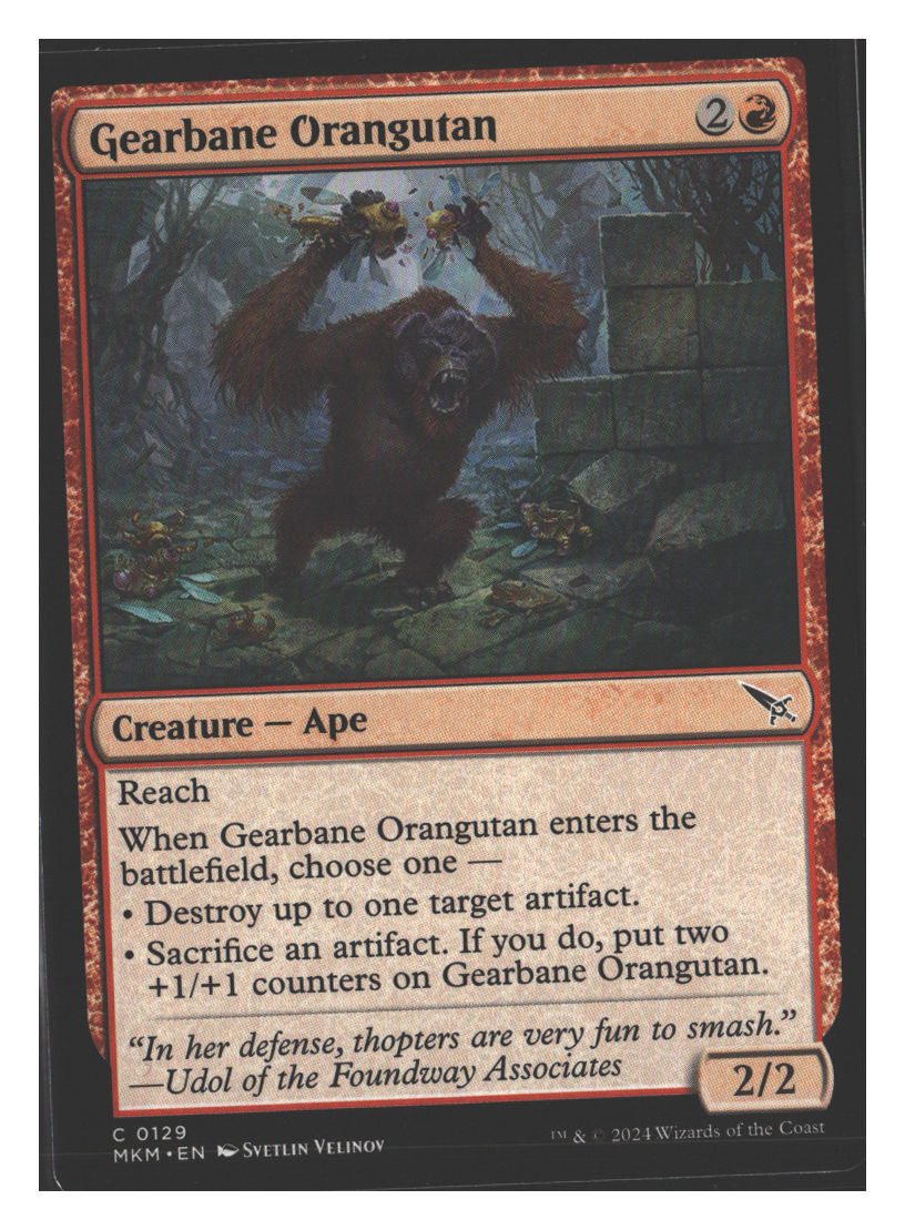 Gearbane Orangutan