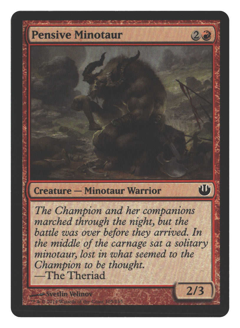 Pensive Minotaur | Lightly Played / English / Normal