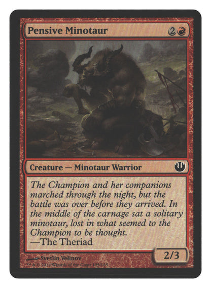 Pensive Minotaur | Lightly Played / English / Normal