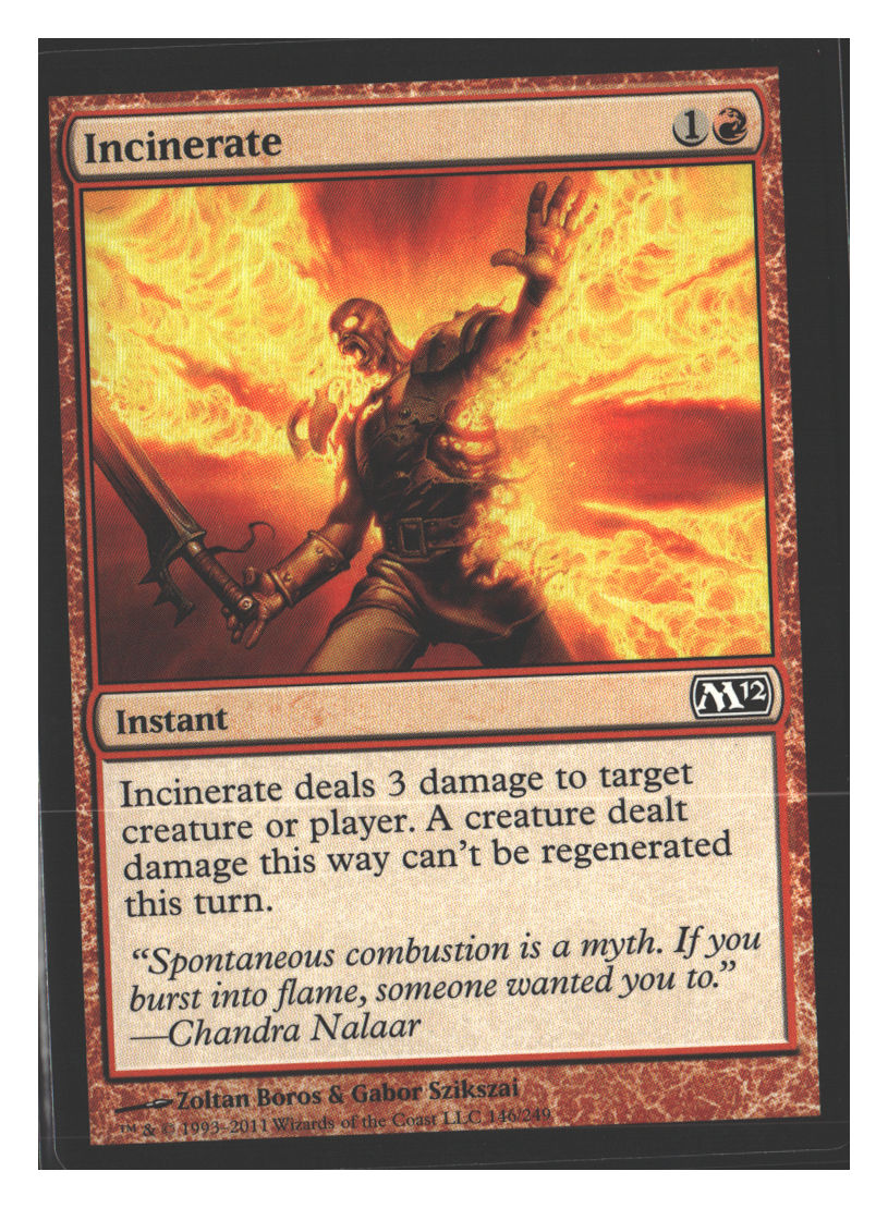Incinerate | Lightly Played / English / Normal