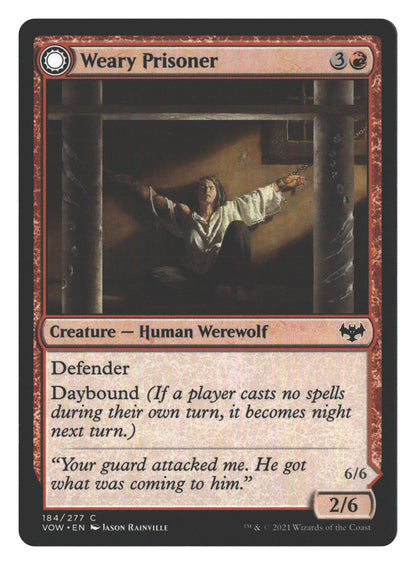 Weary Prisoner | Lightly Played / English / Normal