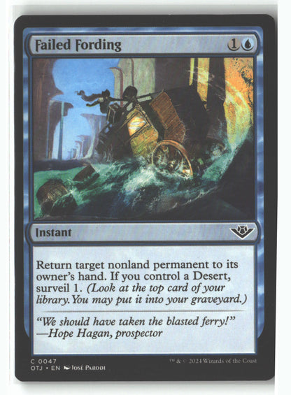 Failed Fording | Lightly Played / English / Normal