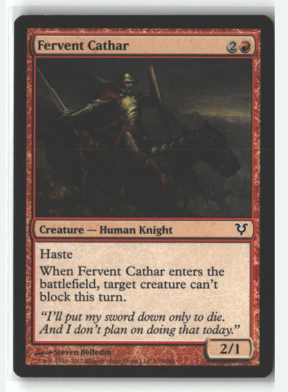 Fervent Cathar | Lightly Played / English / Normal