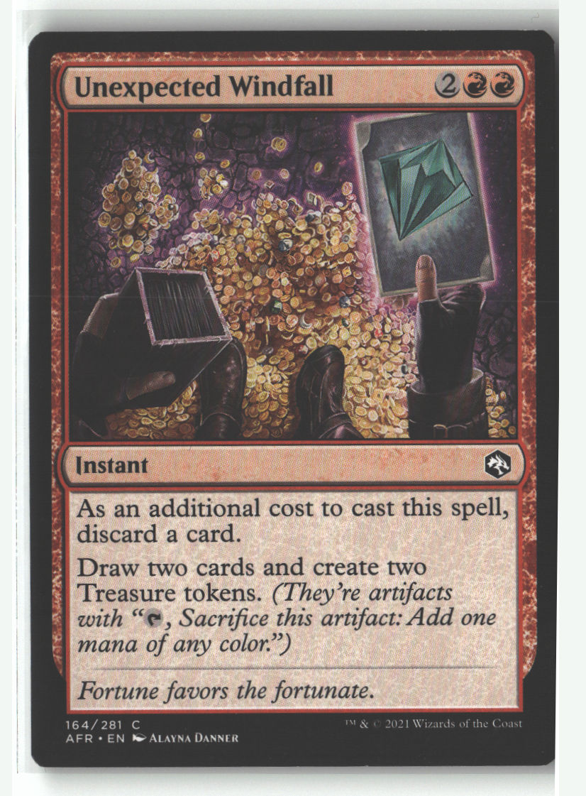 Unexpected Windfall | Lightly Played / English / Normal