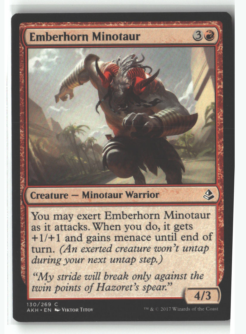 Emberhorn Minotaur | Lightly Played / English / Normal