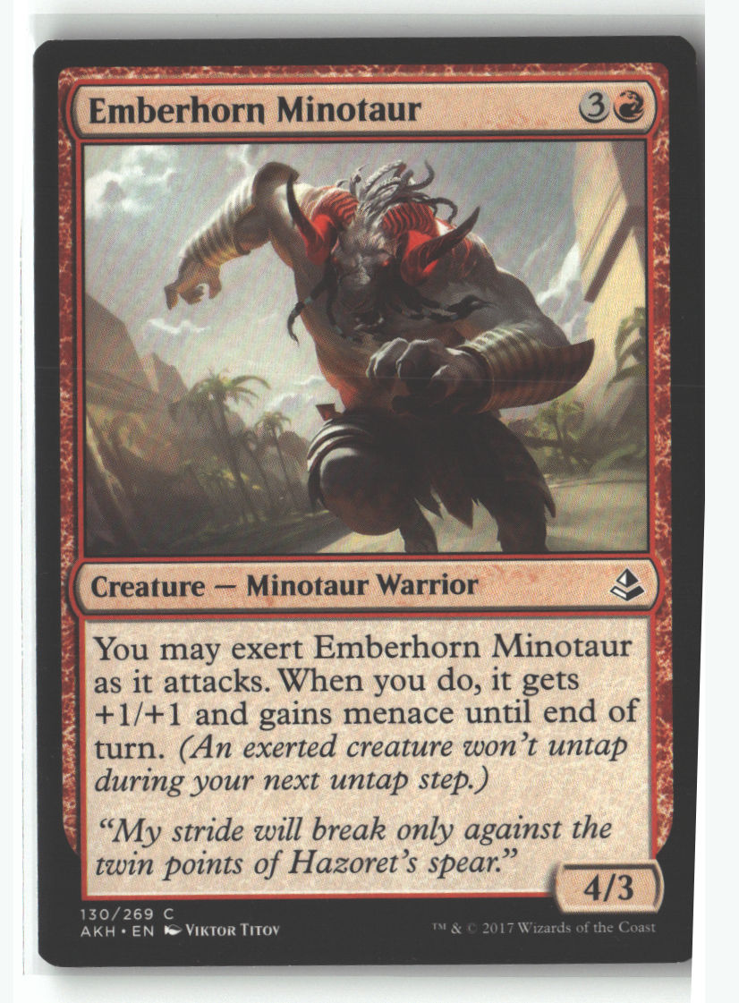 Emberhorn Minotaur | Lightly Played / English / Normal