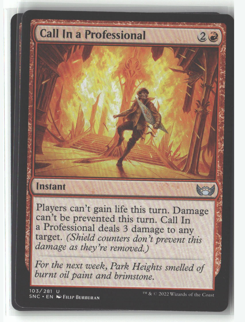 Call In a Professional | Lightly Played / English / Normal