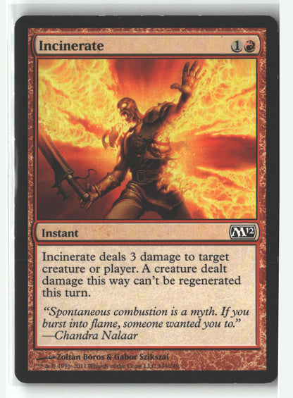 Incinerate