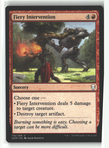 Fiery Intervention