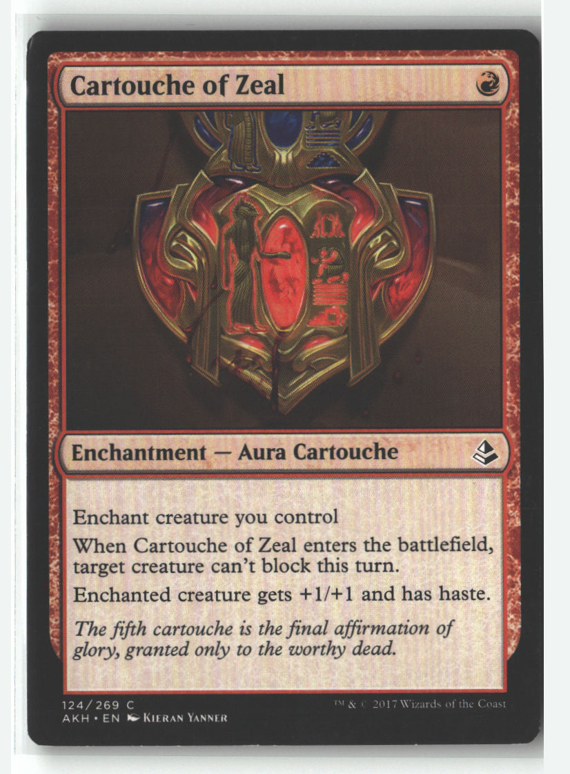 Cartouche of Zeal | Lightly Played / English / Normal