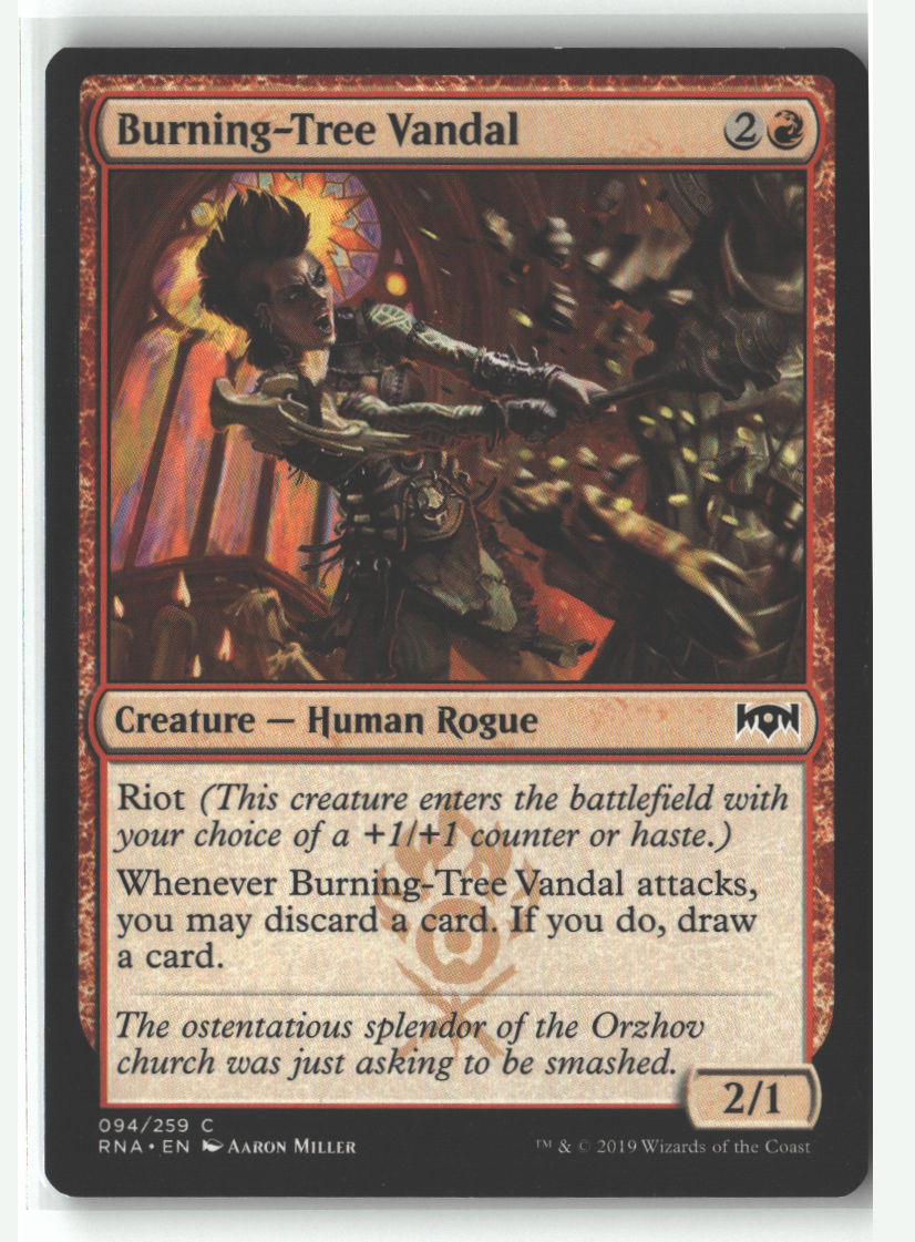 Burning-Tree Vandal
