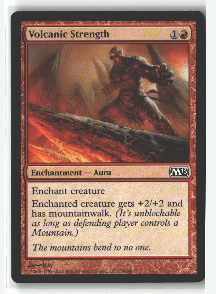 Volcanic Strength | Lightly Played / English / Normal