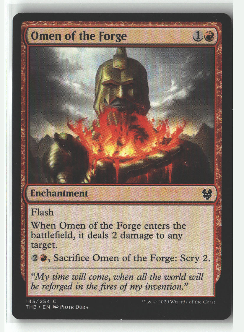 Omen of the Forge | Lightly Played / English / Normal