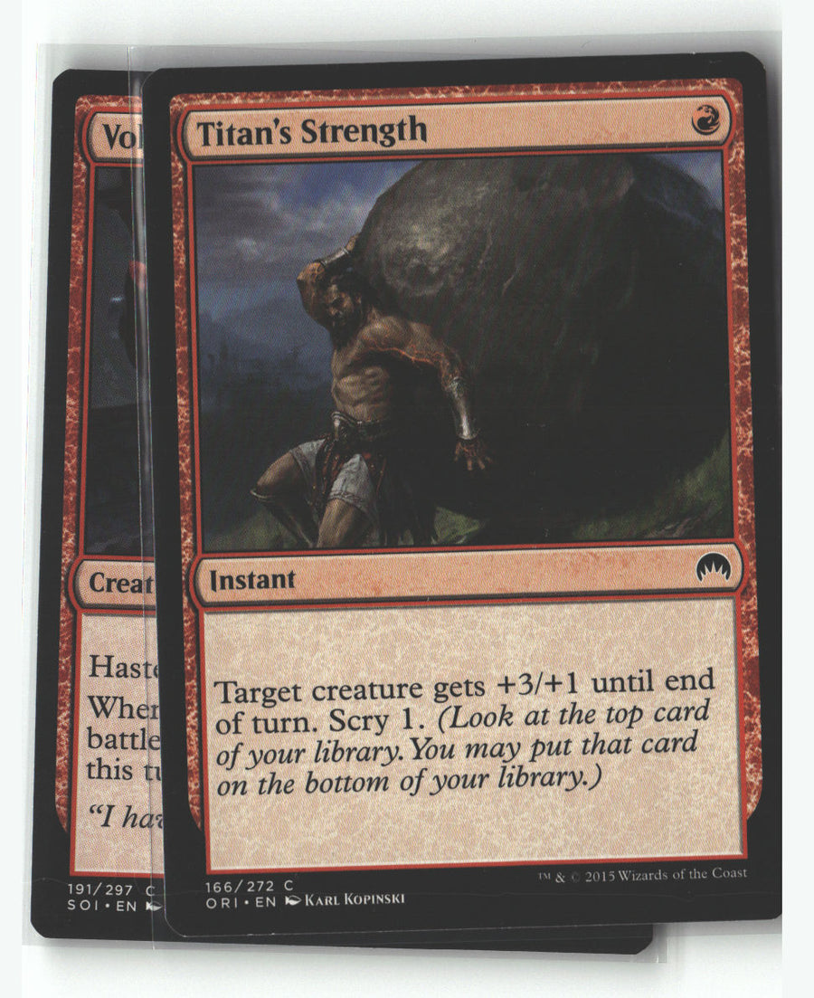 Titan's Strength | Lightly Played / English / Normal