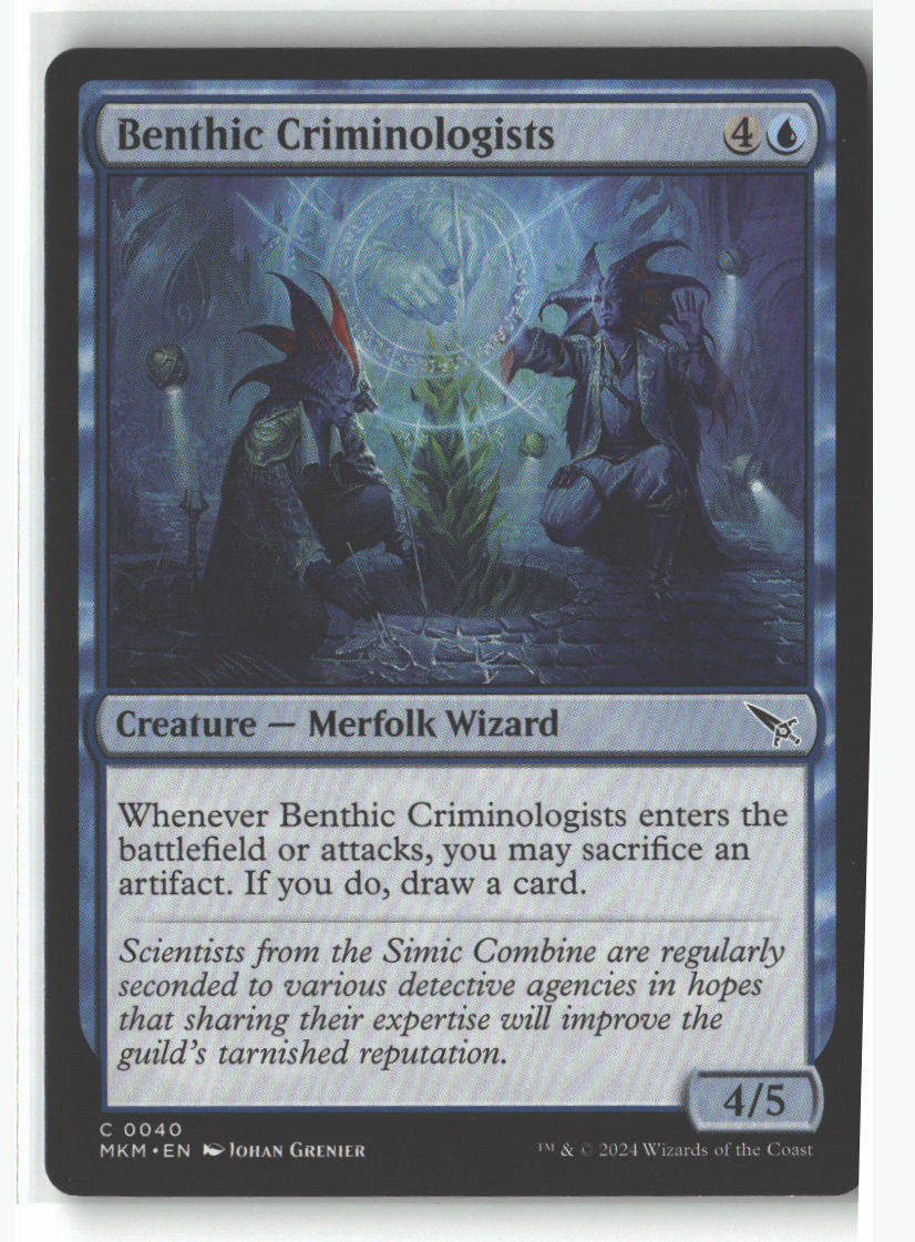 Benthic Criminologists | Lightly Played / English / Normal