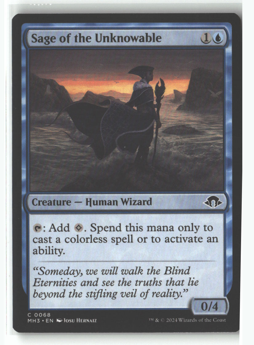 Sage of the Unknowable | Lightly Played / English / Normal
