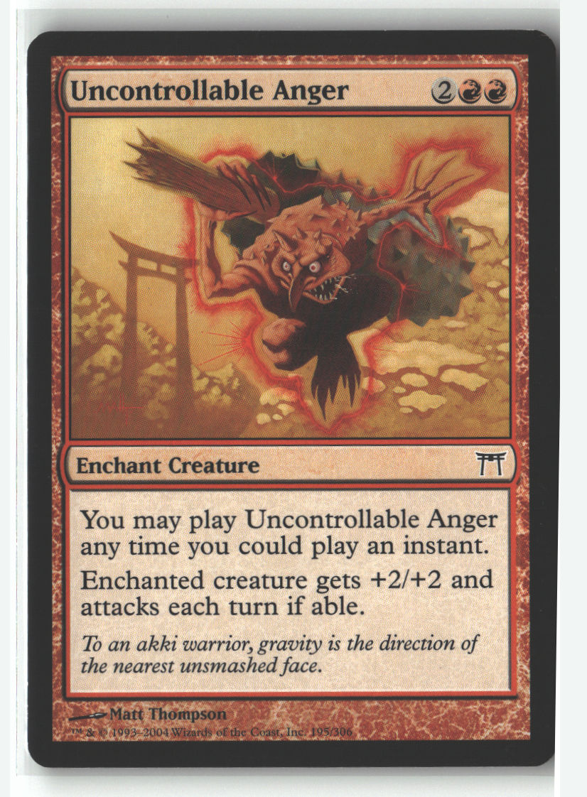 Uncontrollable Anger
